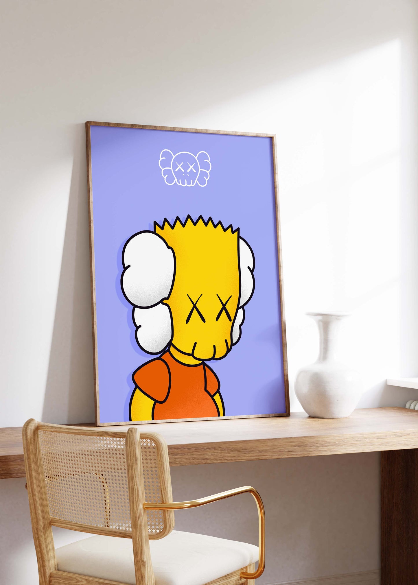Cartoon Kopf Charakter Poster · Geschenkidee · Pop Art Stil inspiriert · Street Art Figur · Moderne Wanddeko · Print ohne Rahmen