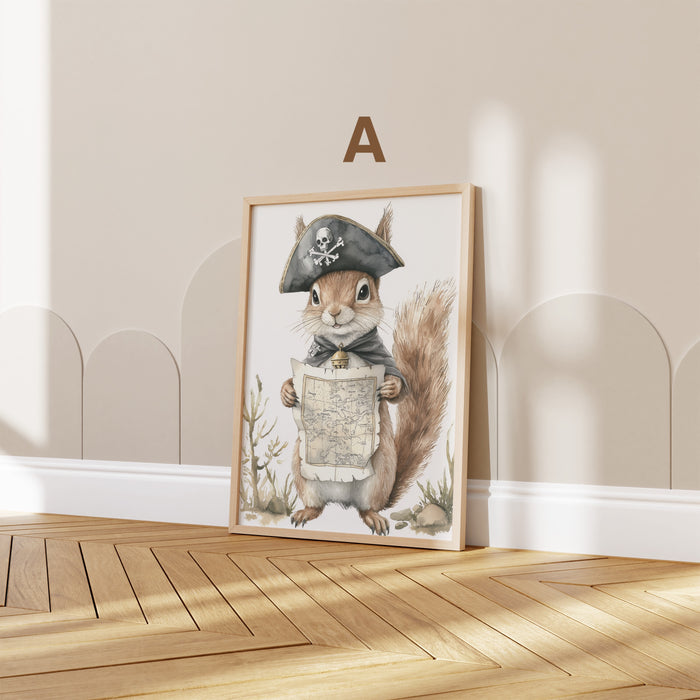JUSTGOODMOOD Waldtiere Poster – Premium Qualität
