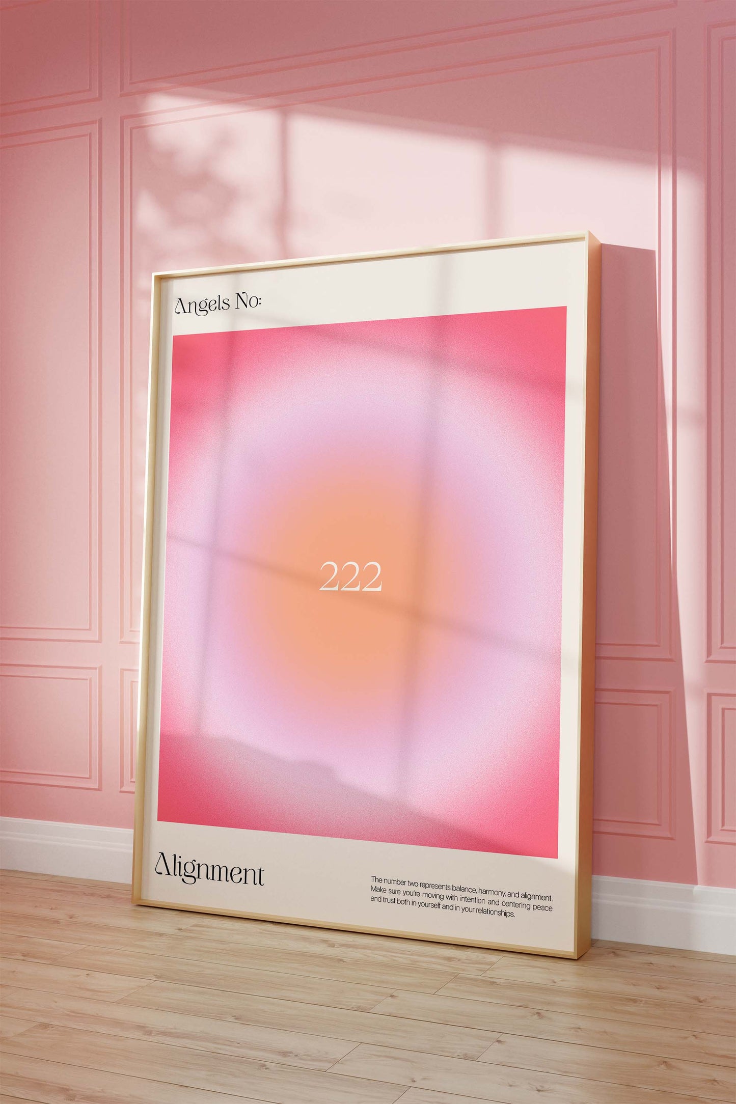 Angel Numbers Poster · Geschenkidee · Minimalistisches Spiritual Style Design · Urban Kunst · Moderne Wanddeko · Print ohne Rahmen