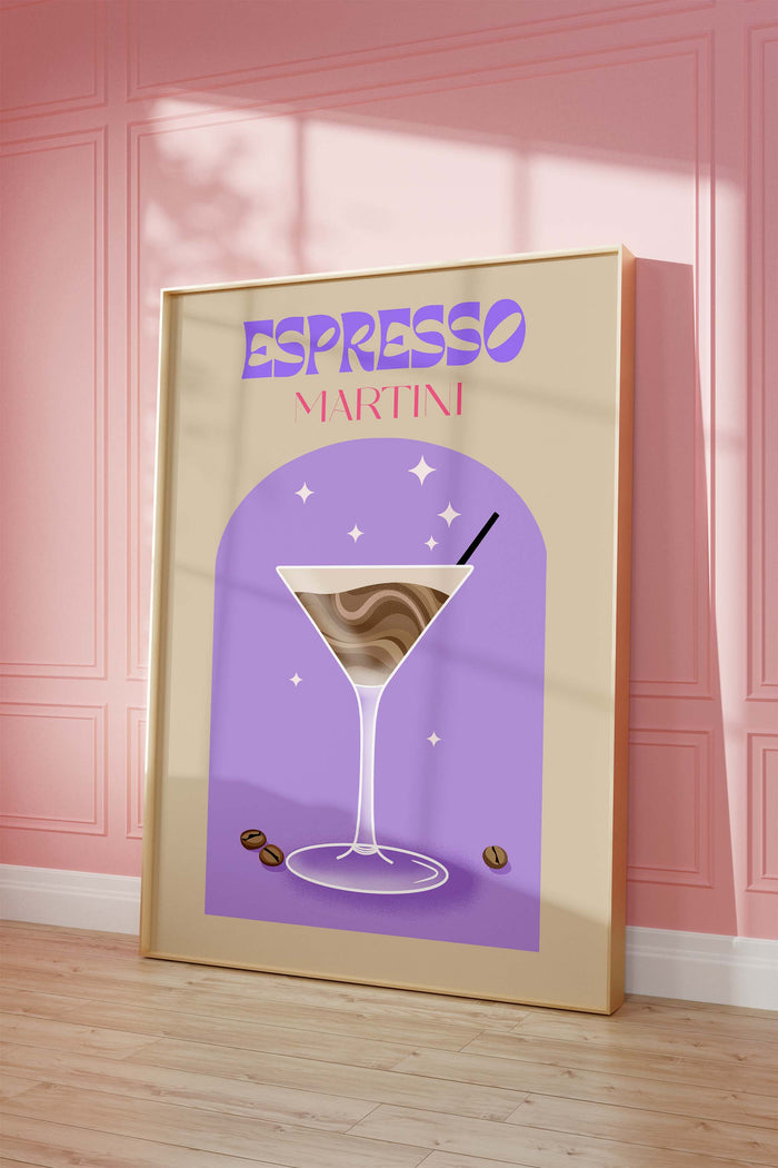 Espresso Martini Poster – Premium Baumwoll-Print