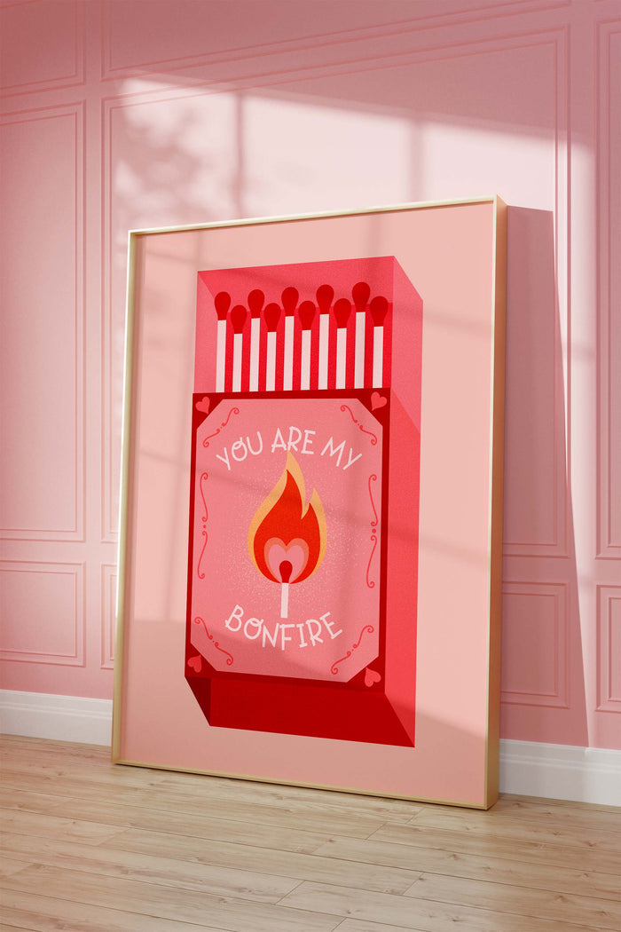 JUSTGOODMOOD Streichholz Poster – Vibrante Wandkunst
