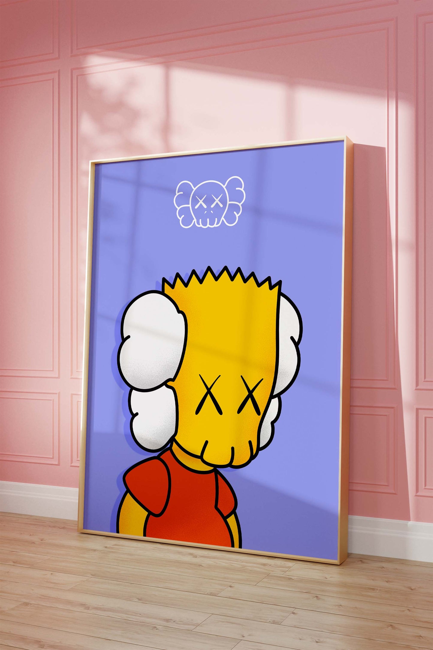 Cartoon Kopf Charakter Poster · Geschenkidee · Pop Art Stil inspiriert · Street Art Figur · Moderne Wanddeko · Print ohne Rahmen