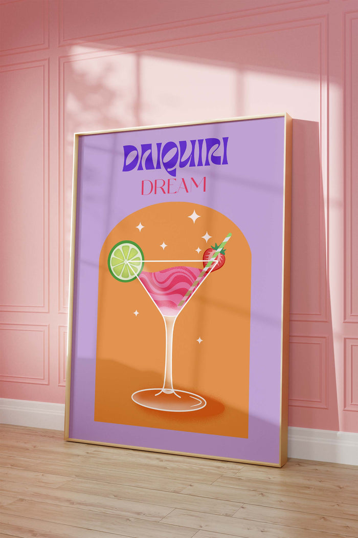 Daiquiri Dream Poster – Premium Baumwoll-Canvas