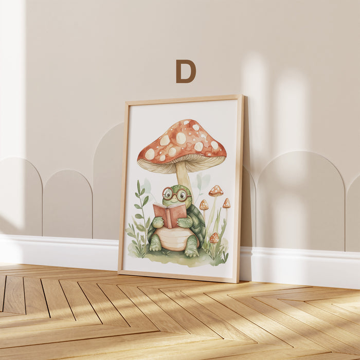 Premium Poster Tiere für Kinderzimmer – JUSTGOODMOOD