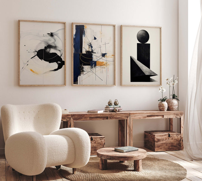 JUSTGOODMOOD Poster – Edles Baumwoll-Canvas & lebendige