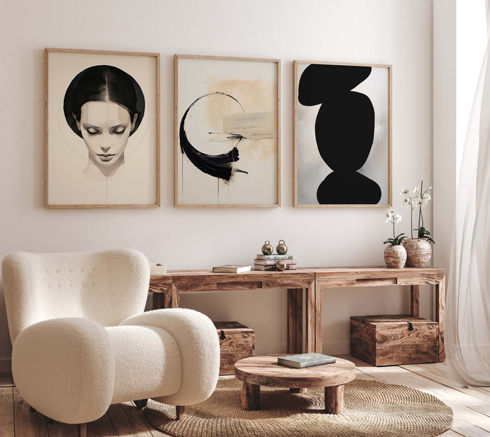 JUSTGOODMOOD Poster – Edle Baumwoll-Leinwand & lebendige