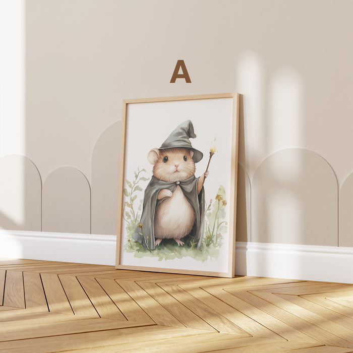 JUSTGOODMOOD Poster Waldtiere – Premium Aquarellkunst