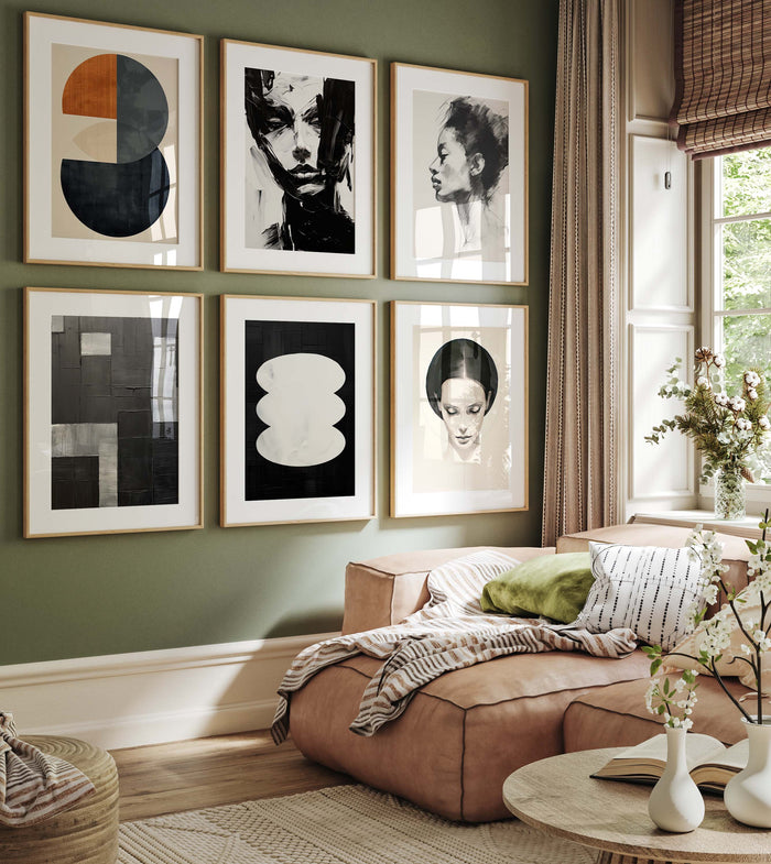 JUSTGOODMOOD Poster – Edle Baumwoll-Leinwand & lebendige