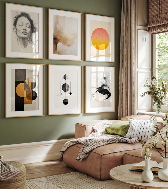 JUSTGOODMOOD Poster – Edles Baumwoll-Canvas & lebendige