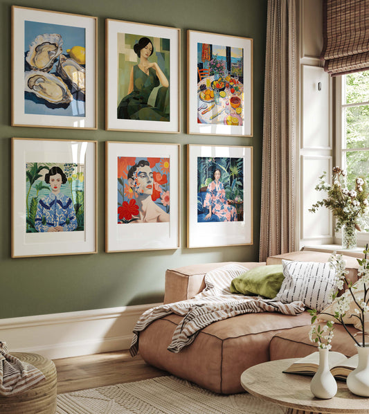 Moderne Kunst Poster · Geschenkidee · Moderne Porträts Landschaften und Stillleben · Dekoprint ohne Rahmen