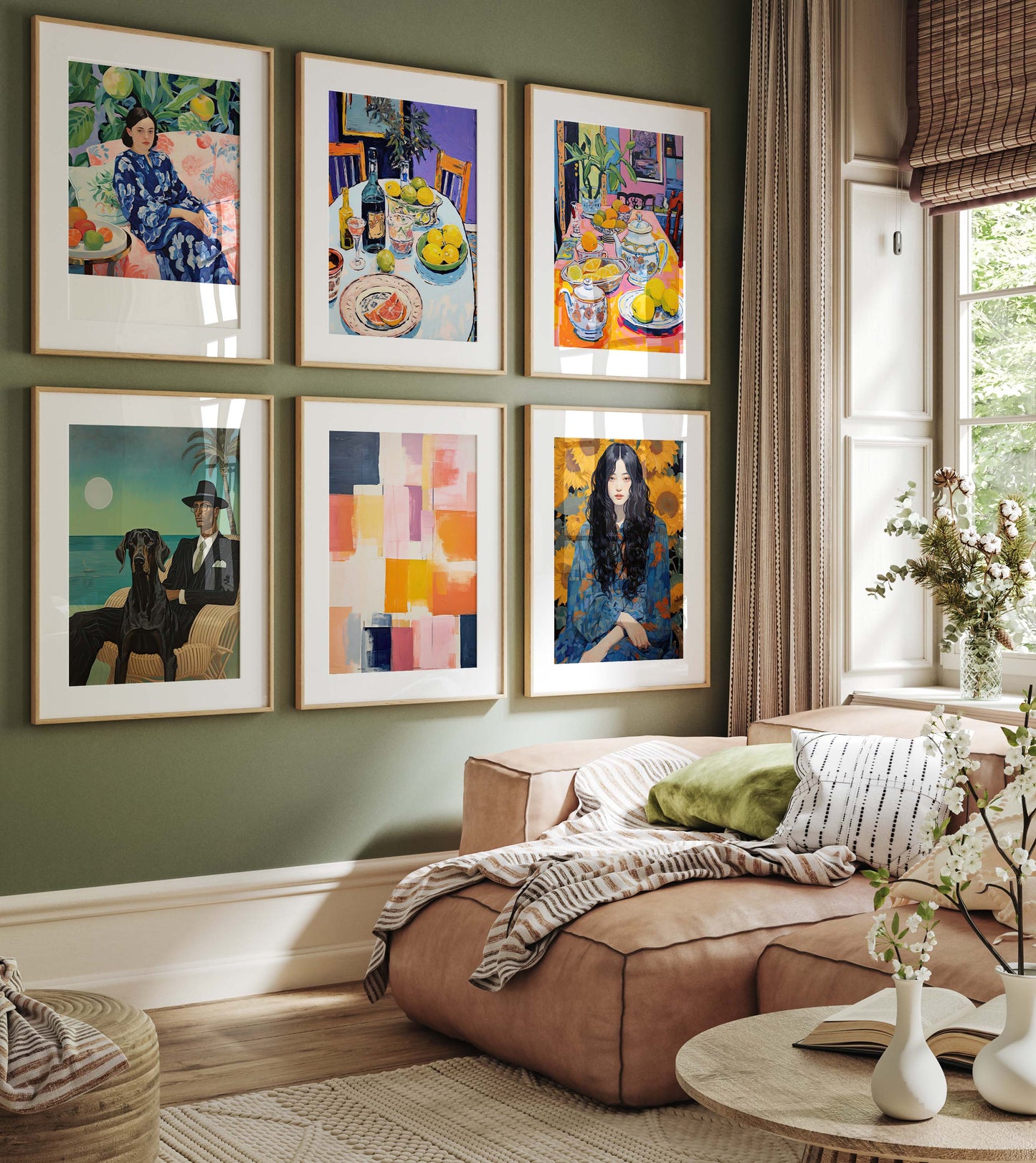 Moderne Kunst Poster · Geschenkidee · Moderne Porträts Stillleben und Abstrakte Kunst · Dekoprint ohne Rahmen