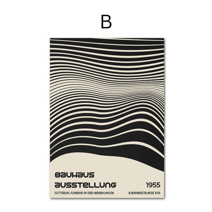 JUSTGOODMOOD Bauhaus Auge Poster – Premium Qualität