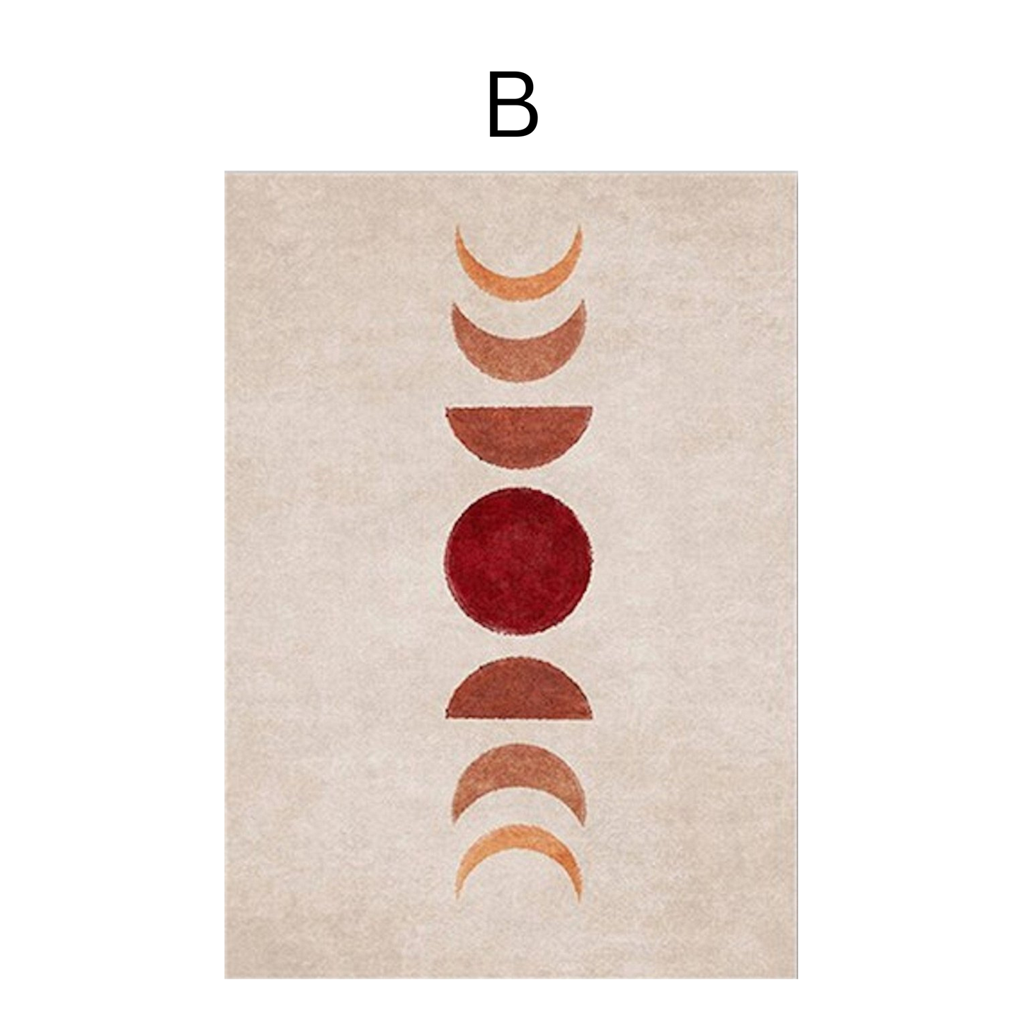 Poster Sonne Mond und Sterne als Deko im Boho Stil als Print ohne Rahmen