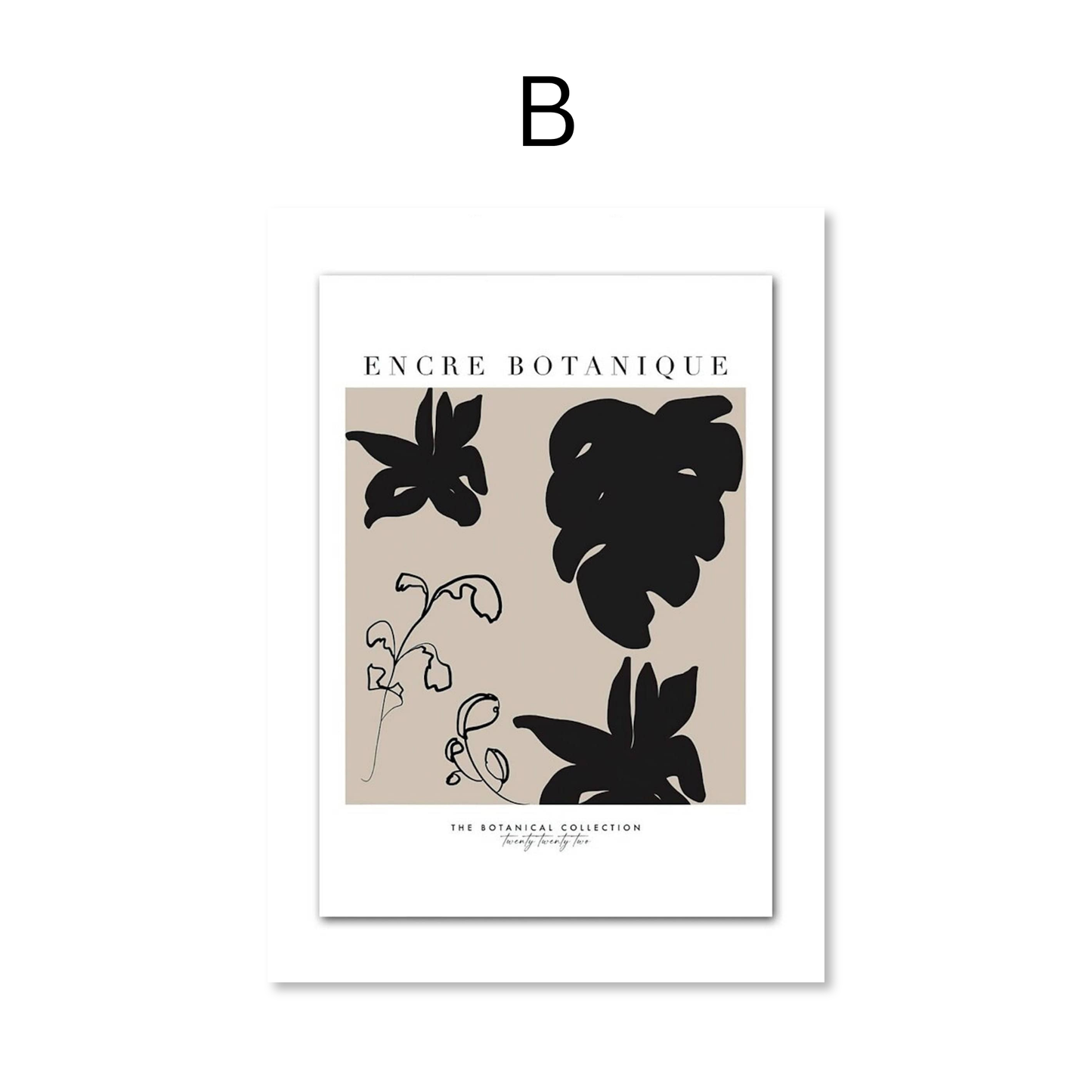 Poster Abstrakt Gallerie Wand als Deko Print ohne Rahmen