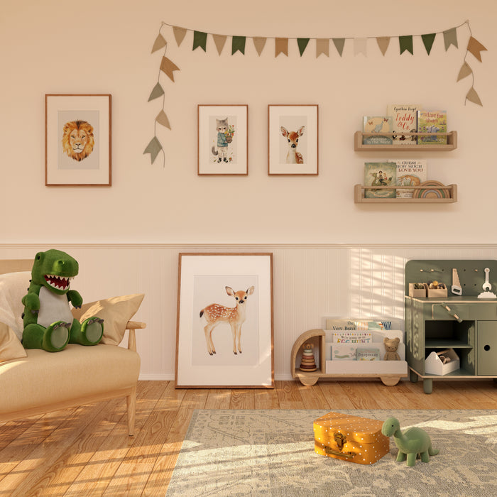 Süße Tiere Poster für Kinderzimmer – JUSTGOODMOOD