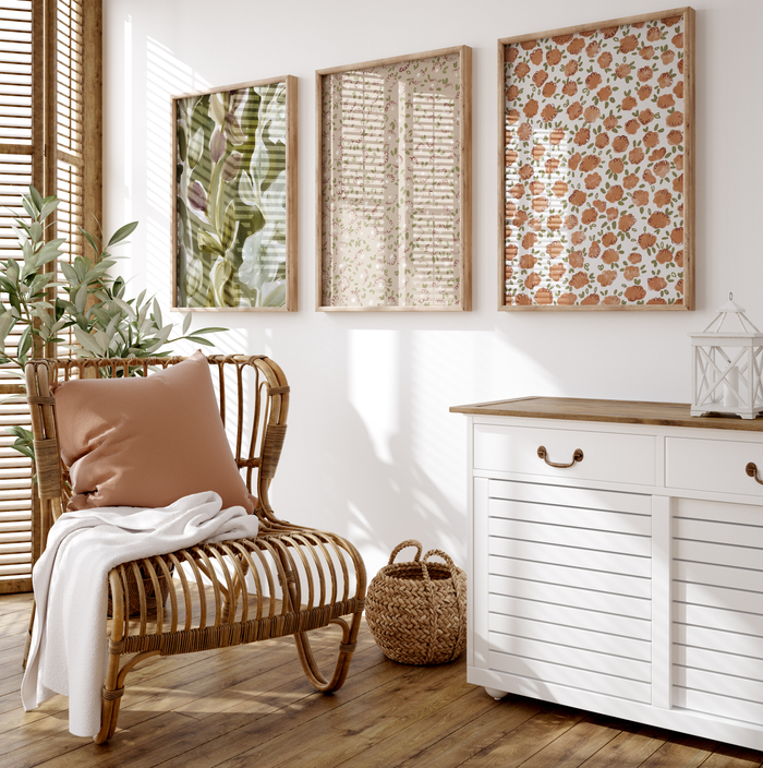 Geschenkidee · Botanische Blumen und Landschaften Poster Ästhetische Natur Kunst · Dekoprint ohne Rahmen | JUSTGOODMOOD