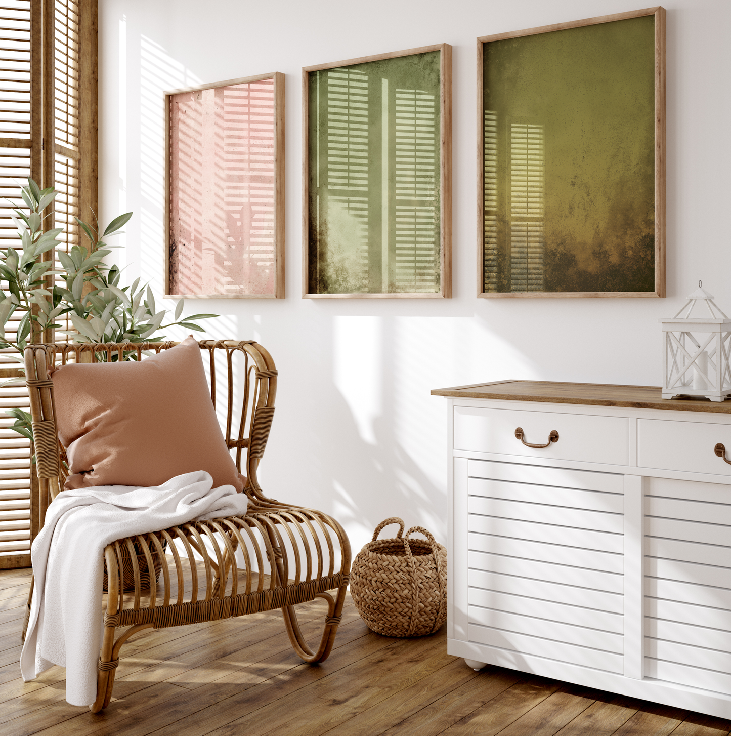 Textur Poster · Geschenkidee · Vintage Beige Erdtöne · Dekoprint ohne Rahmen