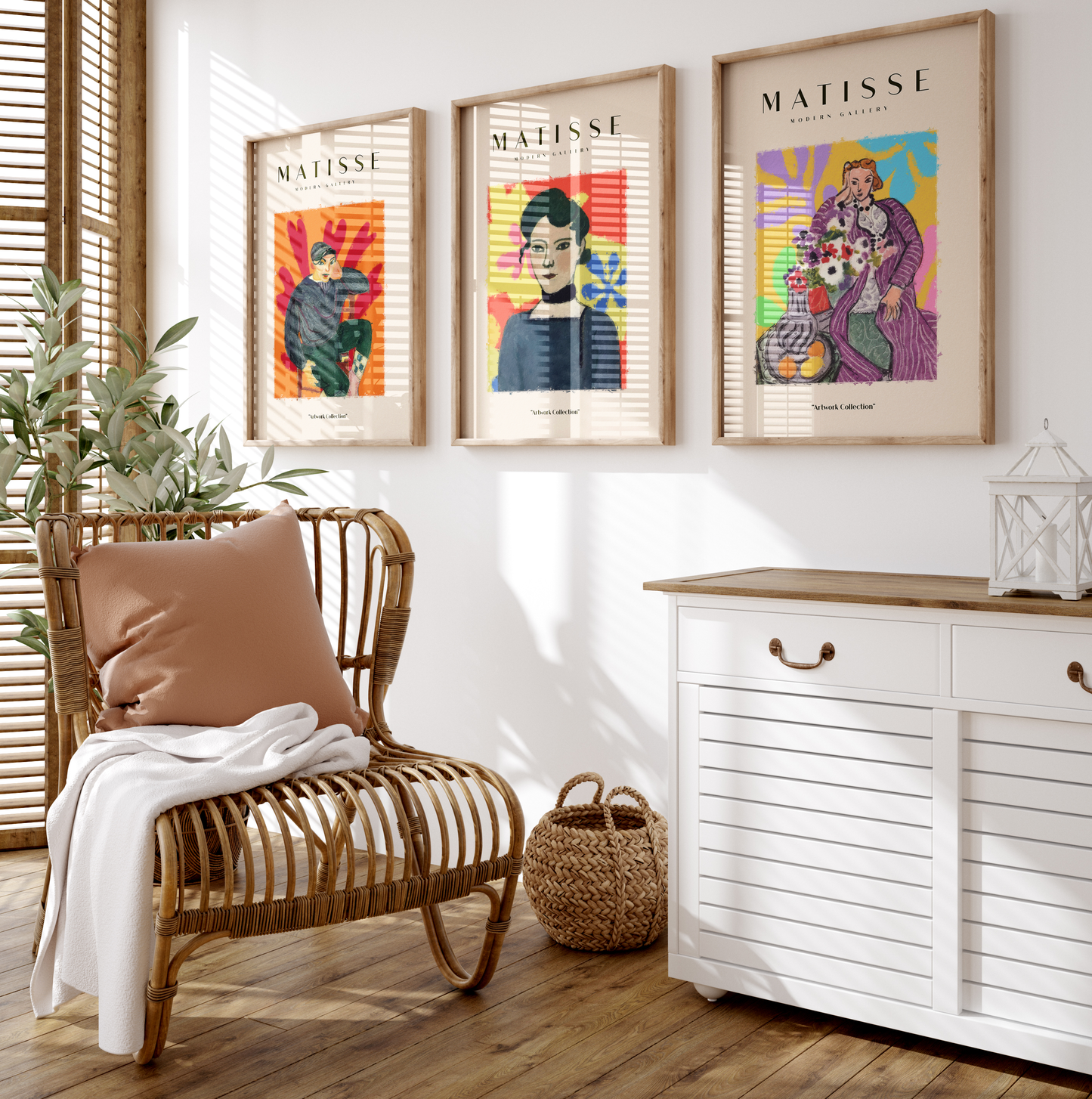 Matisse Poster · Geschenkidee · Porträts Landschaften Farbenfrohe Gemälde · Dekoprint ohne Rahmen