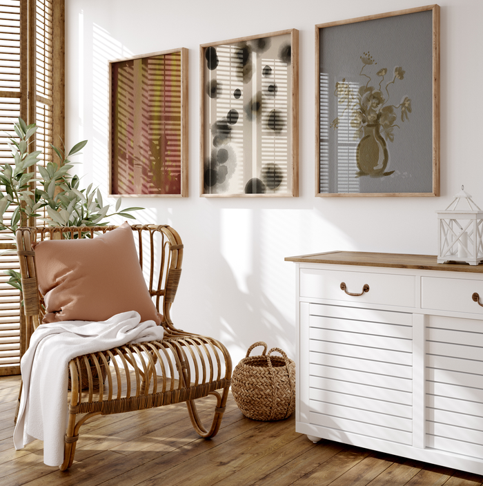 Geschenkidee · Blumen in Vase und Stillleben Poster Ästhetische Kunst Prints · Dekoprint ohne Rahmen | JUSTGOODMOOD