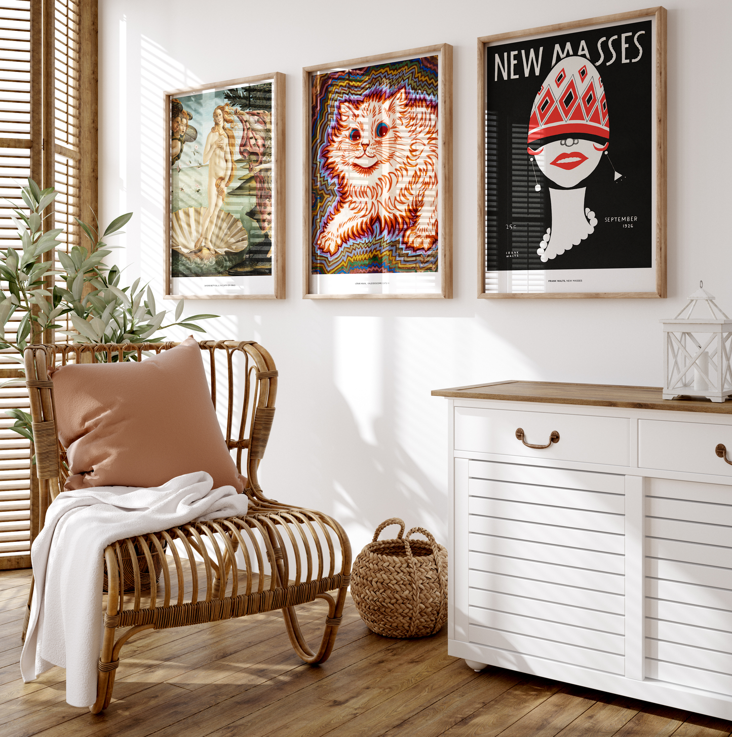 Kunst Poster · Geschenkidee · Vintage Meisterwerke Jugendstil Japanische Kunst Ikonische Illustrationen · Dekoprint ohne Rahmen