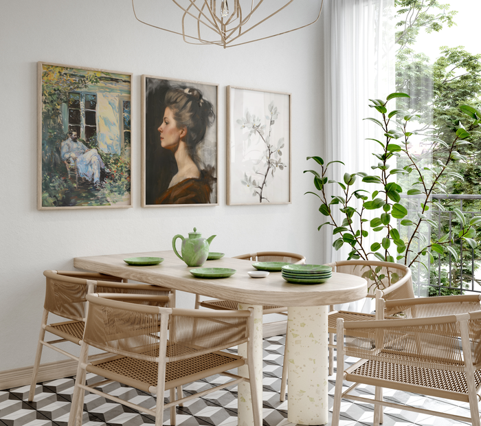 Impressionistisches Blumen Poster ohne Rahmen