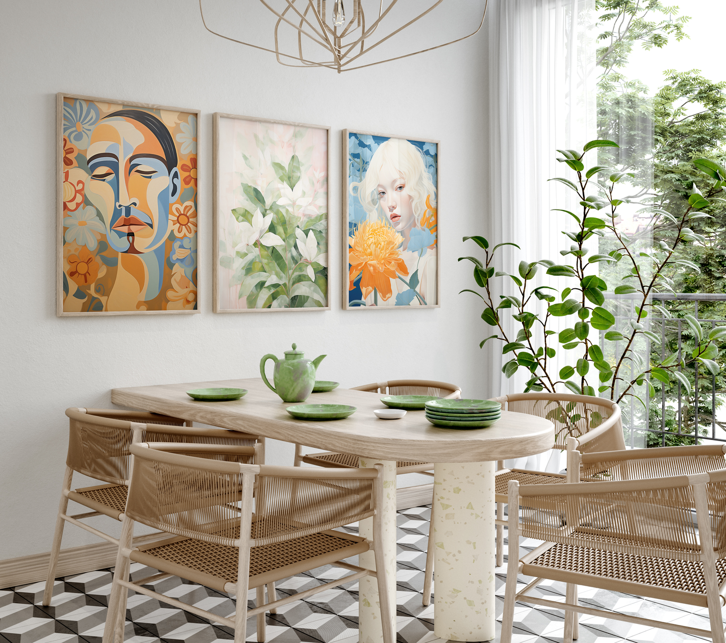 Zitronen Stillleben Poster · Geschenkidee · Frische Zitronen Mediterrane Küche und Moderne Wandkunst · Dekoprint ohne Rahmen