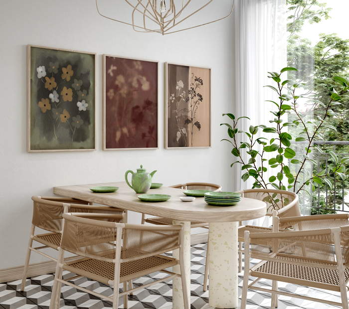 Geschenkidee · Botanische Blumen und Natur Prints Ästhetische Wandbilder · Dekoprint ohne Rahmen | JUSTGOODMOOD
