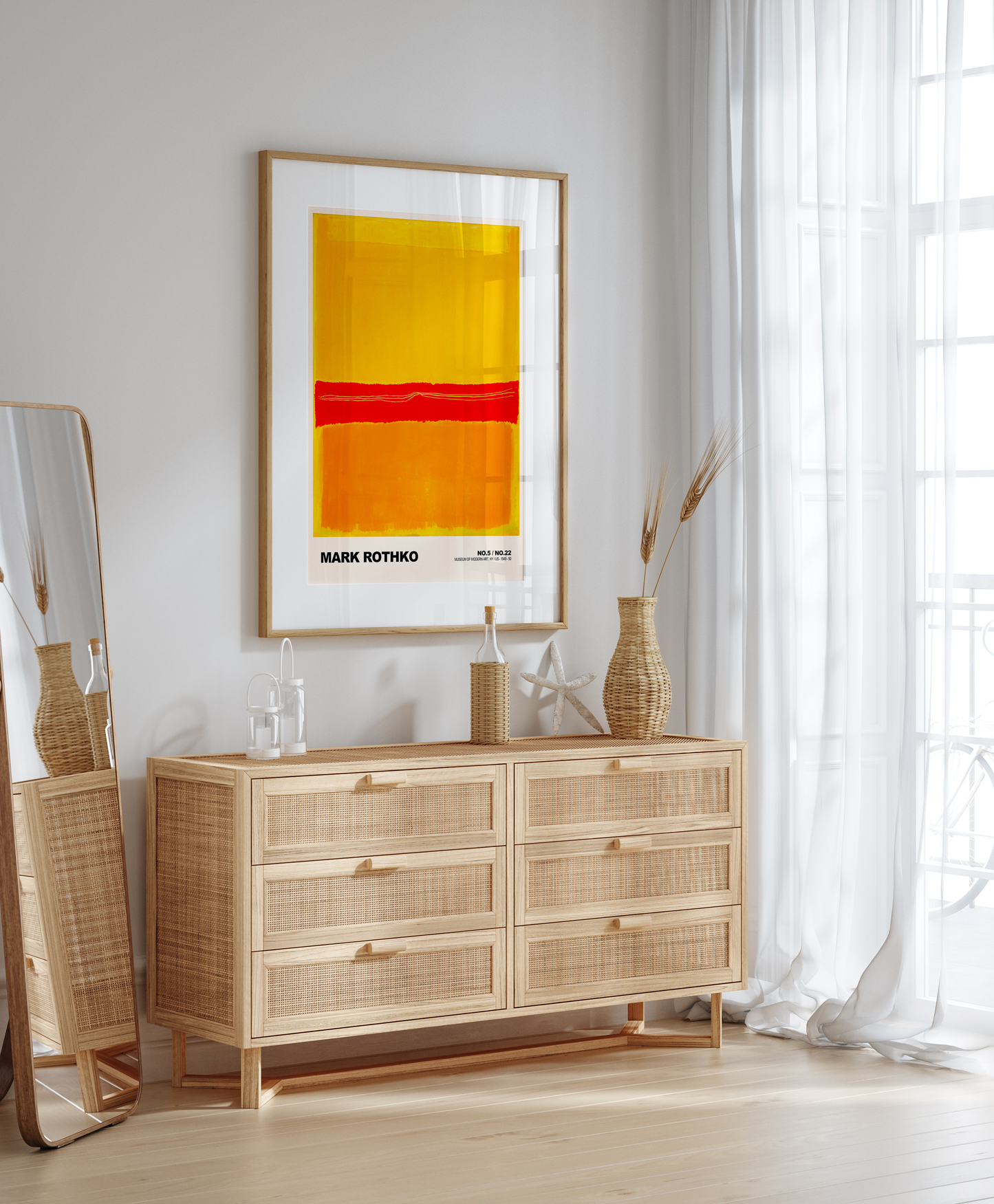 Poster Mark Rothko · No.5 / No.22 · Abstrakter Expressionismus, Farbfeld · Print ohne Rahmen