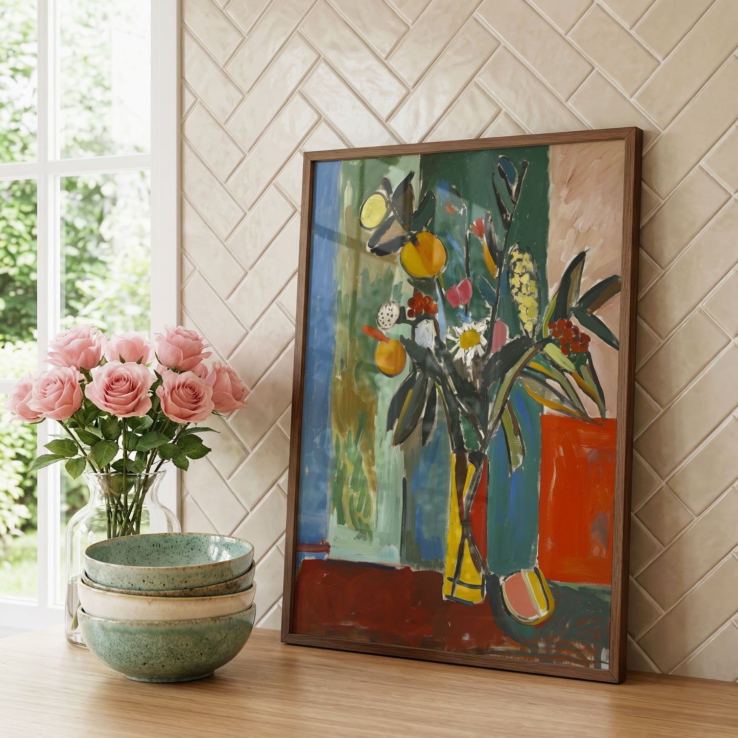 Moderne Kunst Poster · Geschenkidee · Porträts, Stillleben und Zeitgenössische Malerei · Dekoprint ohne Rahmen