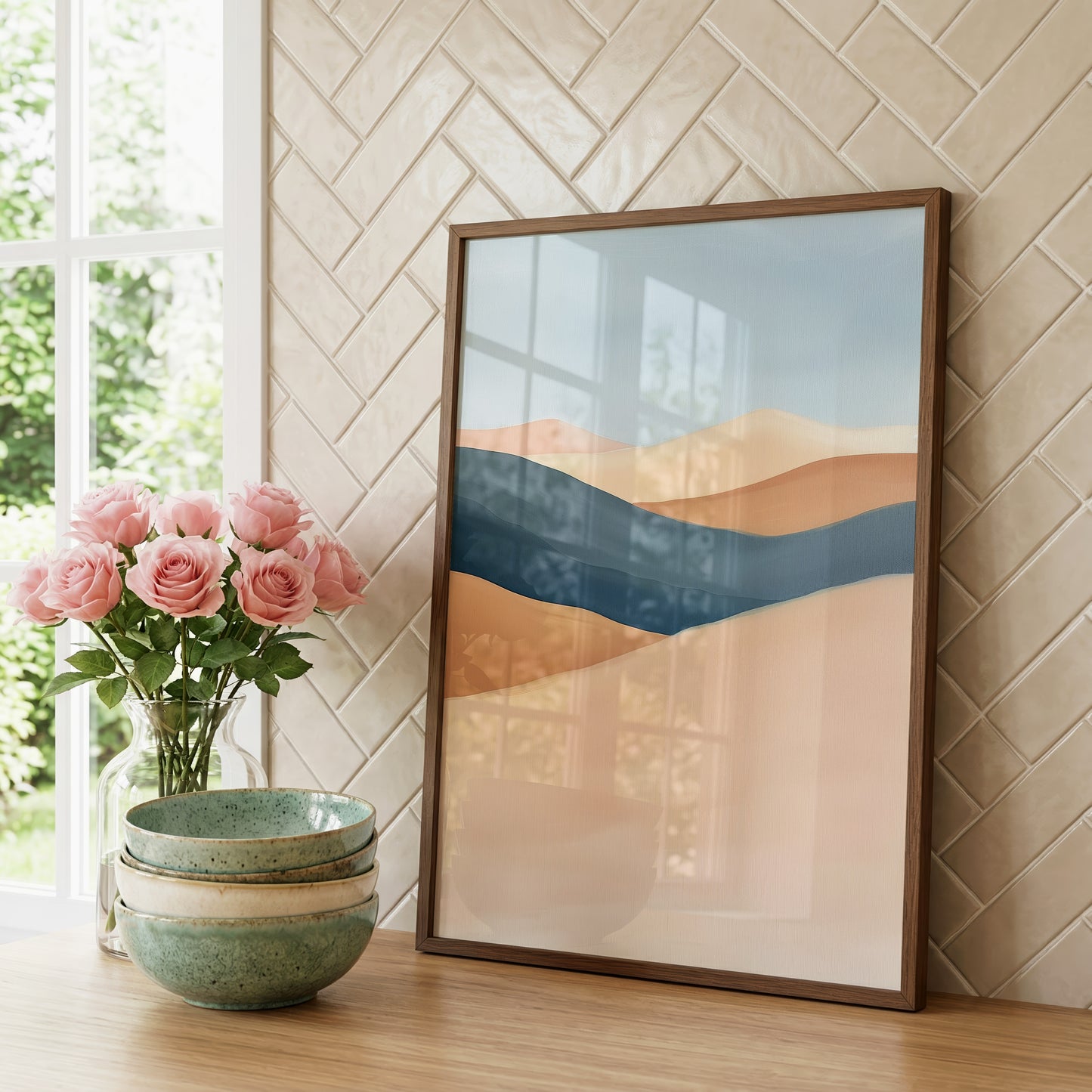 Landschaft Poster · Geschenkidee · Mediterrane Landschaften, Frauenporträts und Stillleben · Dekoprint ohne Rahmen
