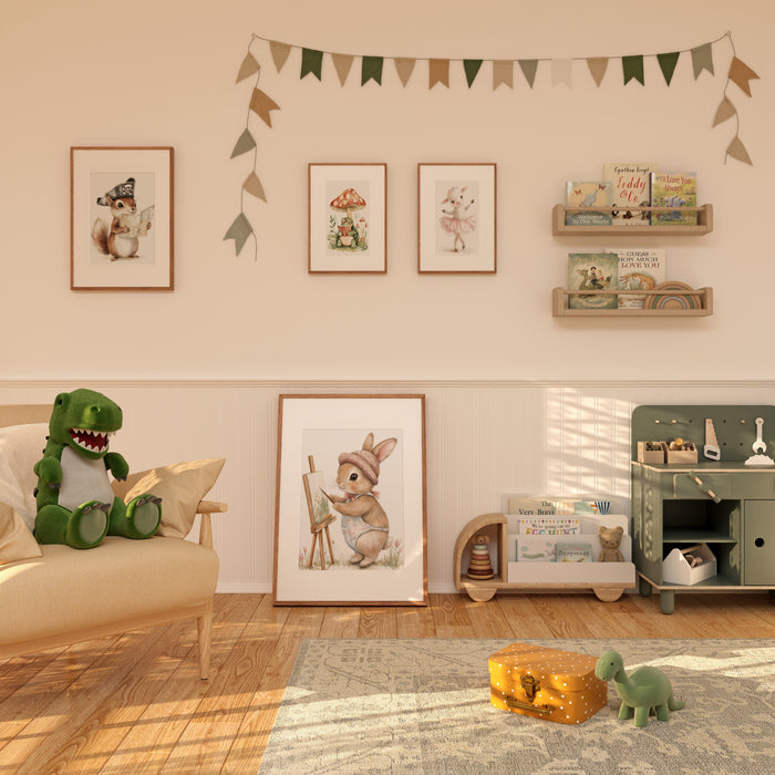 Premium Poster Tiere für Kinderzimmer – JUSTGOODMOOD