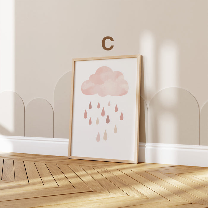 Boho Poster Kinderzimmer - Premium Baumwolle Druck