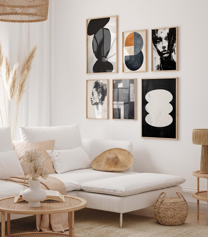 JUSTGOODMOOD Poster – Edle Baumwoll-Leinwand & lebendige