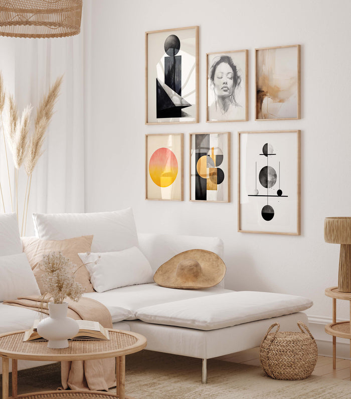 JUSTGOODMOOD Poster – Edles Baumwoll-Canvas & lebendige