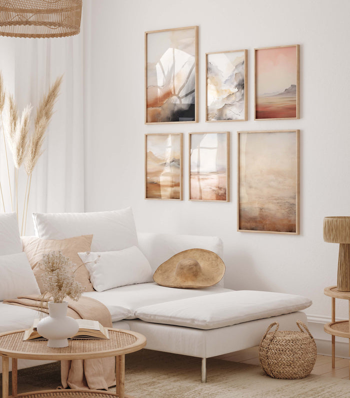 JUSTGOODMOOD Aquarell Poster – Edle Naturwandkunst