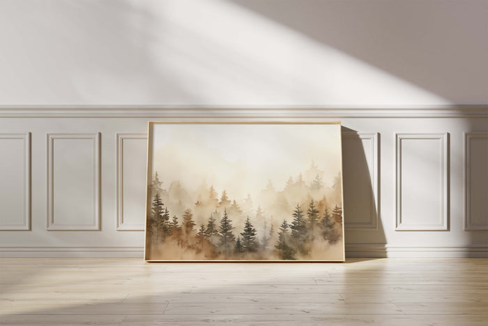 Panorama Landschaft Poster – Premium Baumwoll-Print