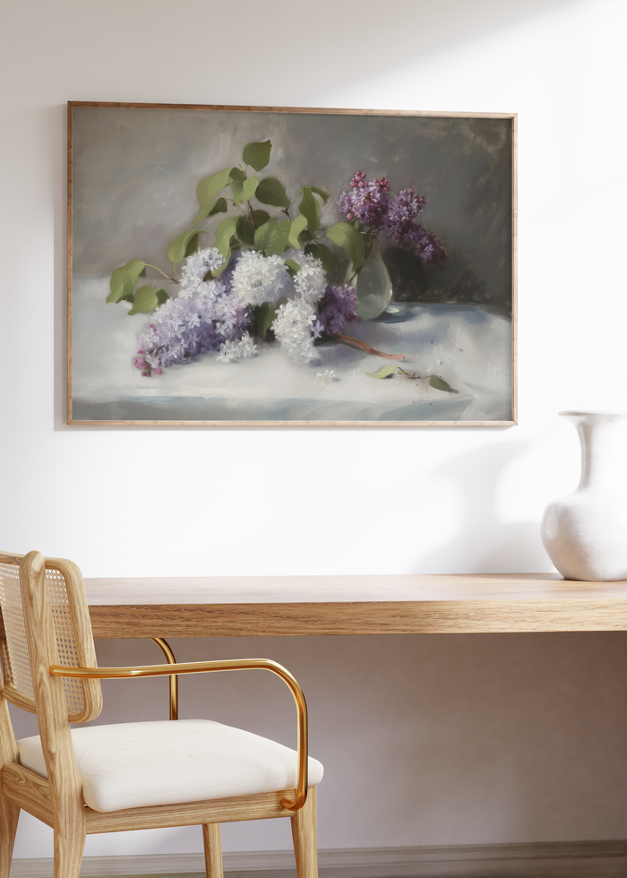 Moderne Landschaft Poster | Alpen & Blüten | JUSTGOODMOOD