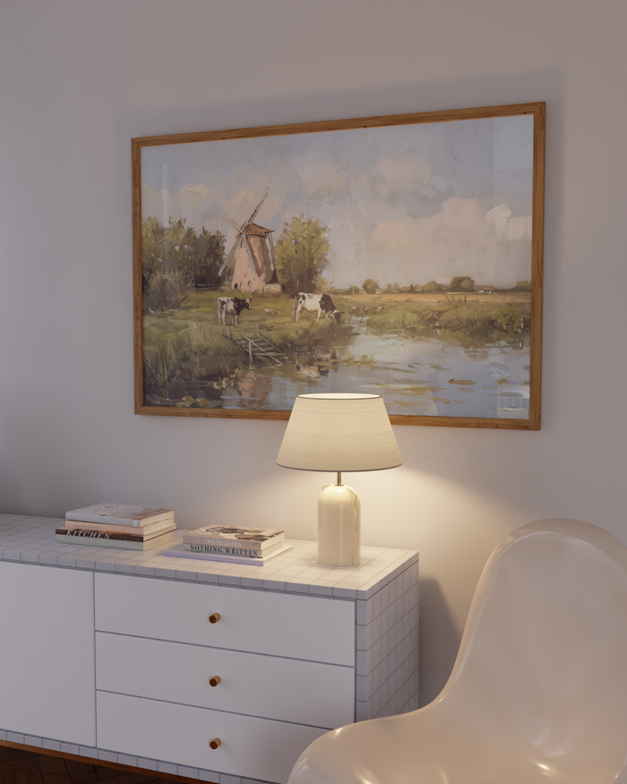 JUSTGOODMOOD Poster – Premium Baumwoll-Canvas Print