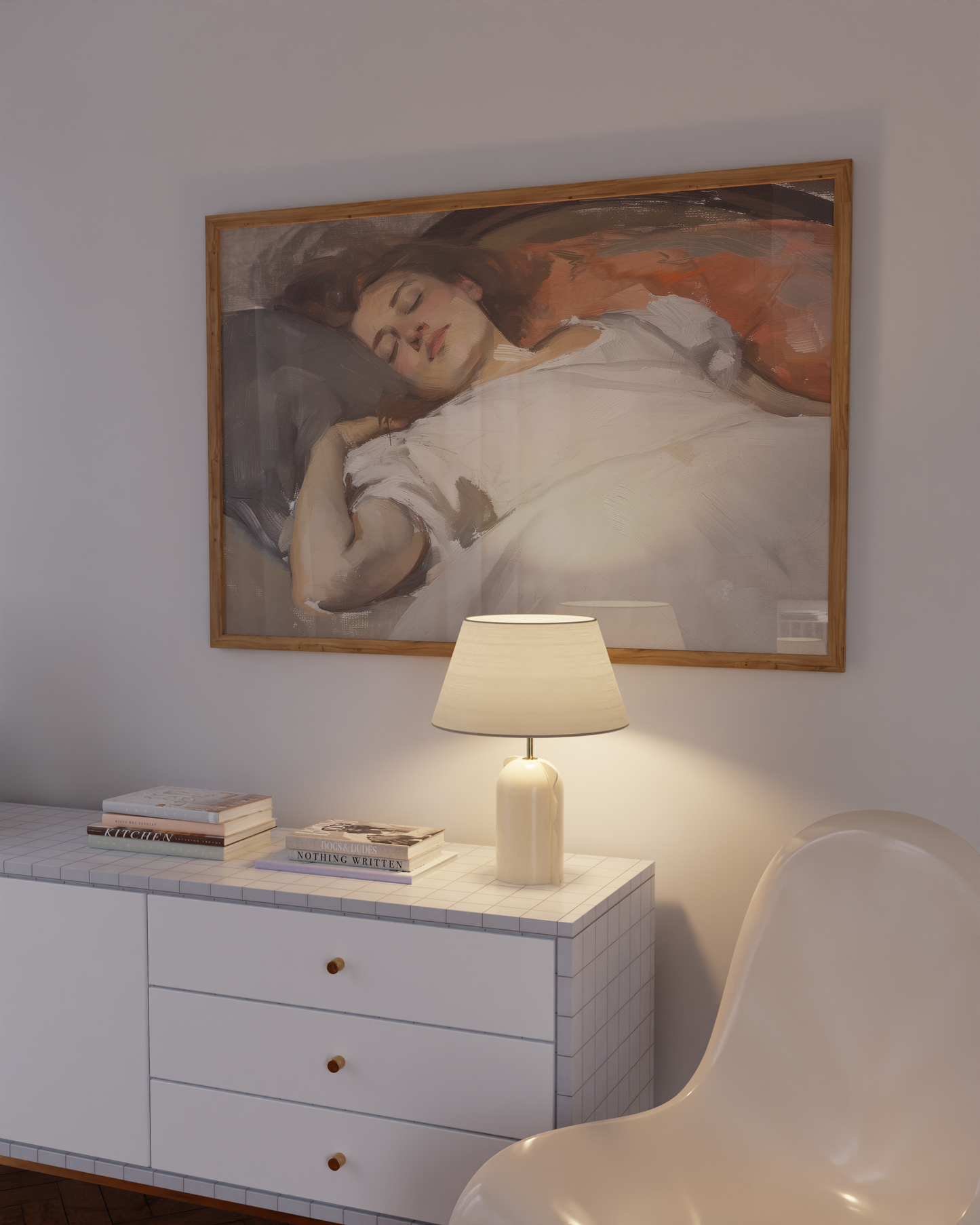 Moderne Vintage Kunst Poster · Geschenkidee · Rosen Stillleben Stadtansicht Porträt · Dekoprint ohne Rahmen