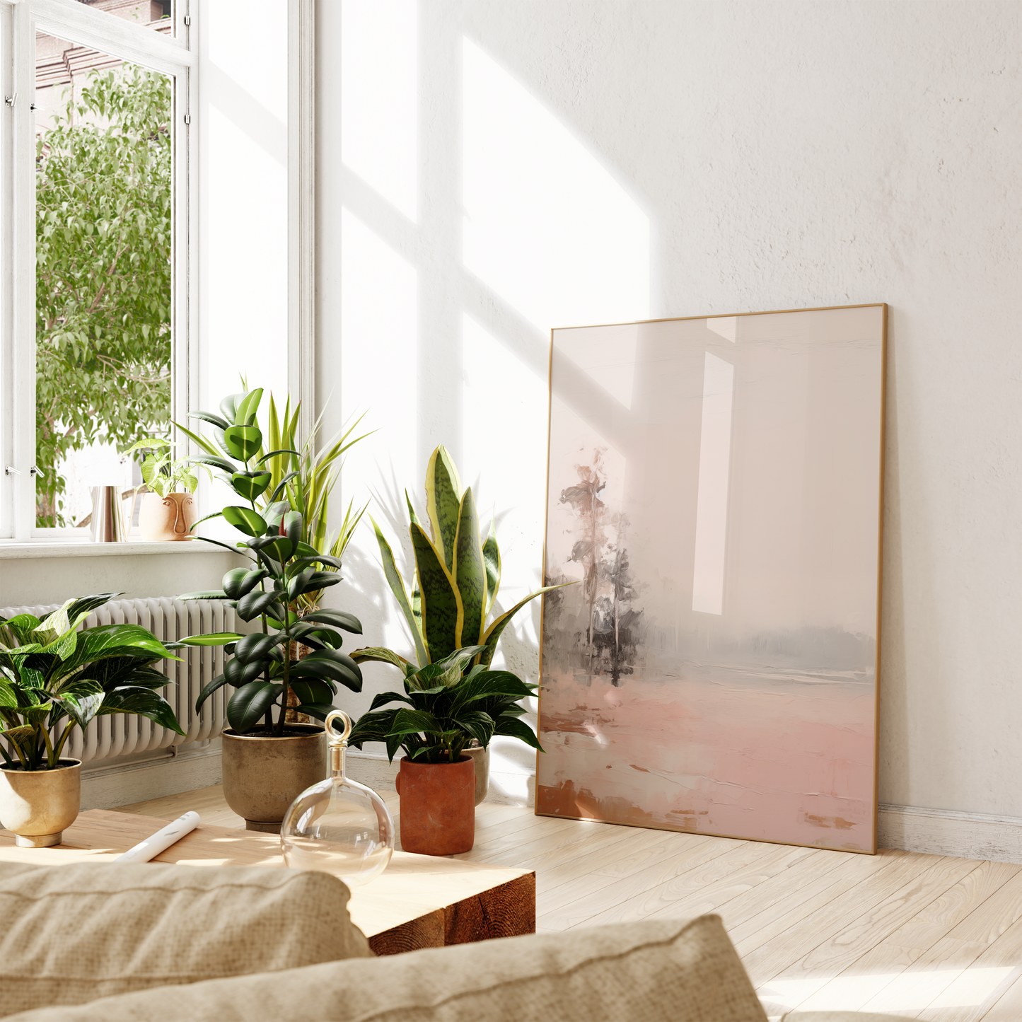 Moderne Kunst Poster · Geschenkidee · Zeitgenössische Porträts Abstrakte Landschaften Blumen Illustration · Dekoprint ohne Rahmen