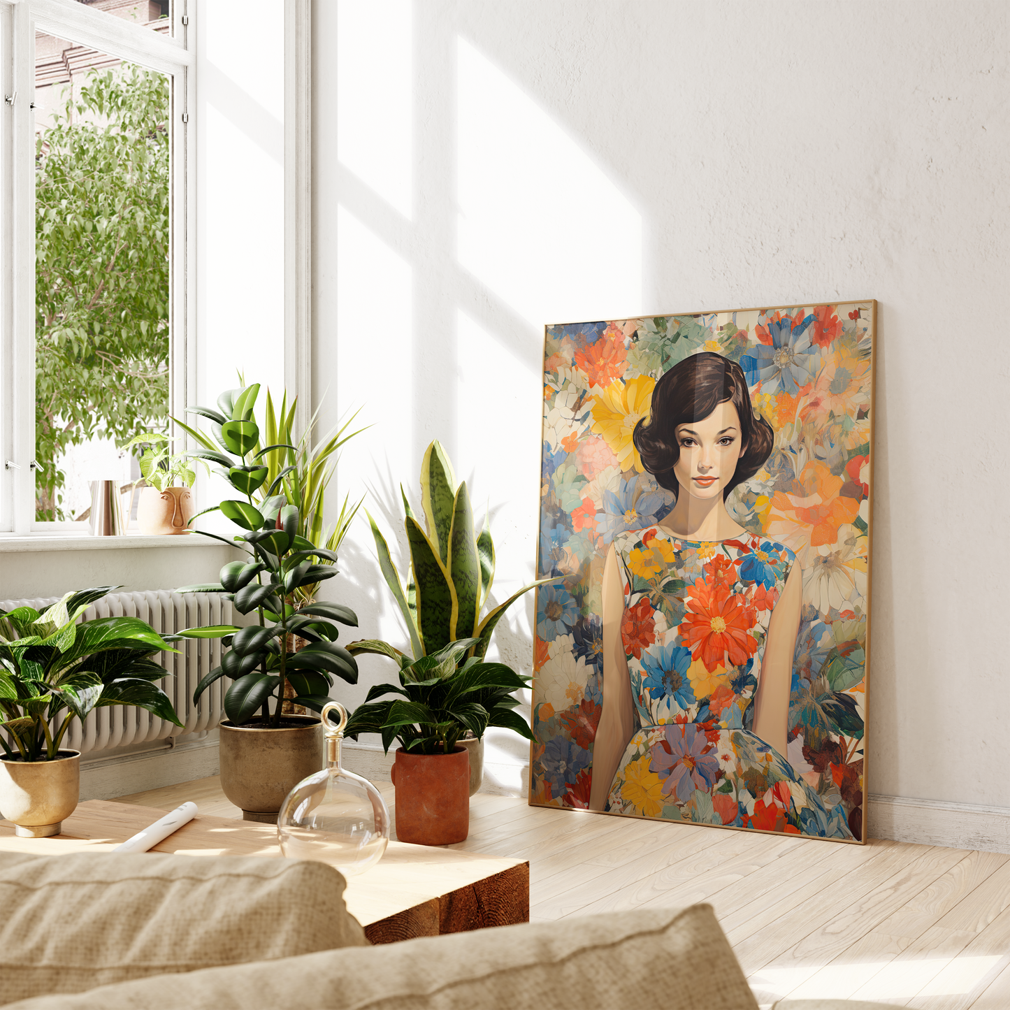 Moderne Kunst Poster · Geschenkidee · Florale Porträts Stillleben Abstrakte Landschaften · Dekoprint ohne Rahmen