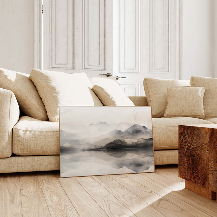 Panorama Landschaft Poster – Premium Baumwoll-Print