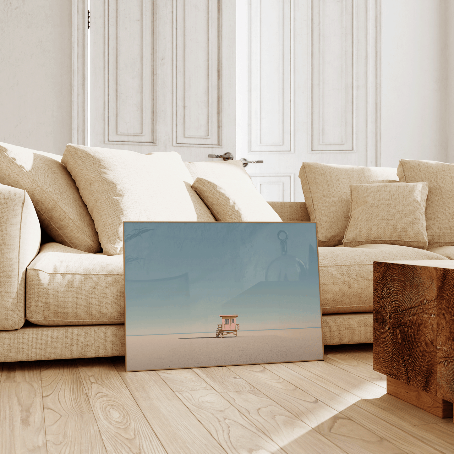 Tropen Poster · Geschenkidee · Palmen Blumen Strandlandschaften · Dekoprint ohne Rahmen