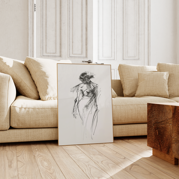 JUSTGOODMOOD Poster – Edle Baumwoll-Leinwandkunst