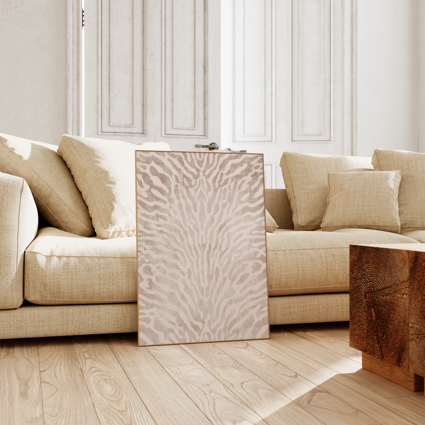 Wilde Eleganz Poster · Geschenkidee · moderne Animal Prints für stilvolle Räume · Dekoprint ohne Rahmen