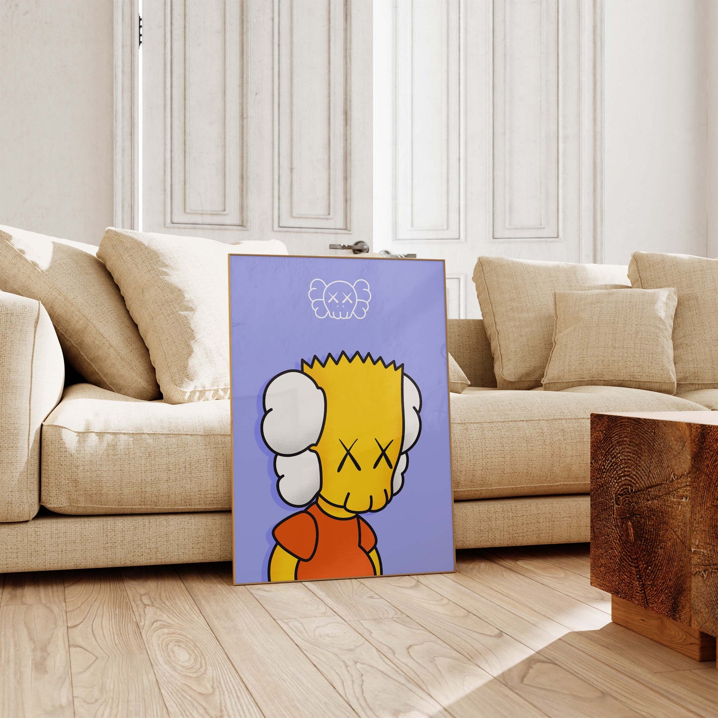 Cartoon Kopf Charakter Poster · Geschenkidee · Pop Art Stil inspiriert · Street Art Figur · Moderne Wanddeko · Print ohne Rahmen
