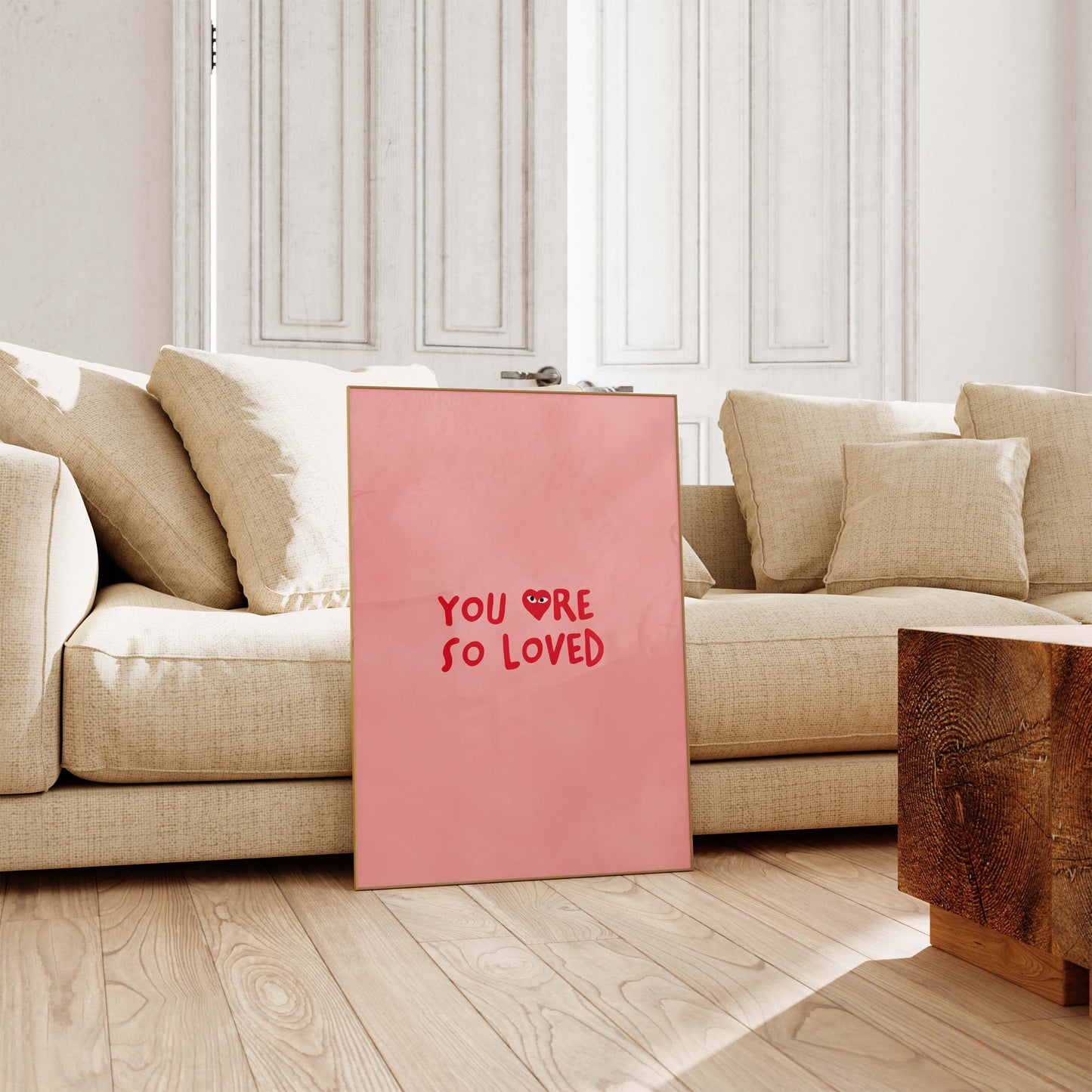 Trust The Process Poster · Geschenkidee · Minimalistisches Motivational Style Design · Urban Kunst · Moderne Wanddeko · Print ohne Rahmen