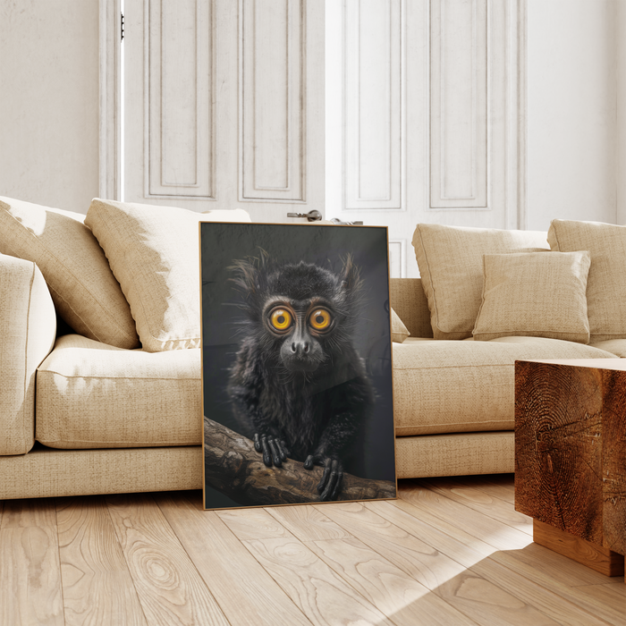 Affen Poster auf Baumwollcanvas – Premium Qualität
