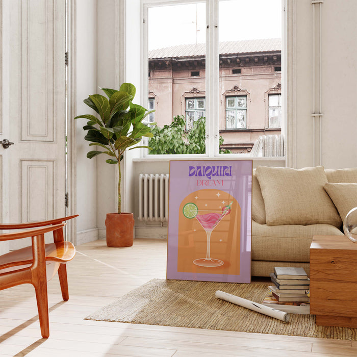 Daiquiri Dream Poster – Premium Baumwoll-Canvas