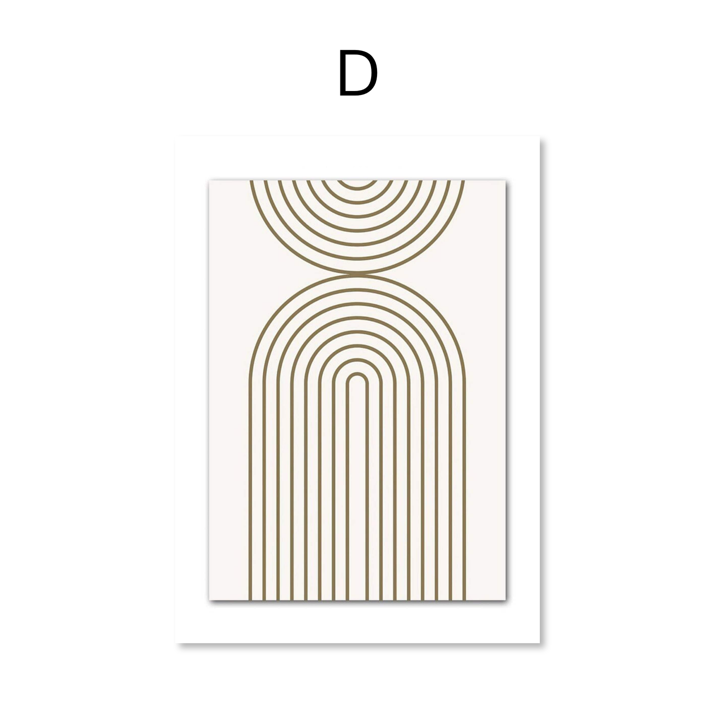 Poster Abstrakt Gallerie Wand als Deko Print ohne Rahmen